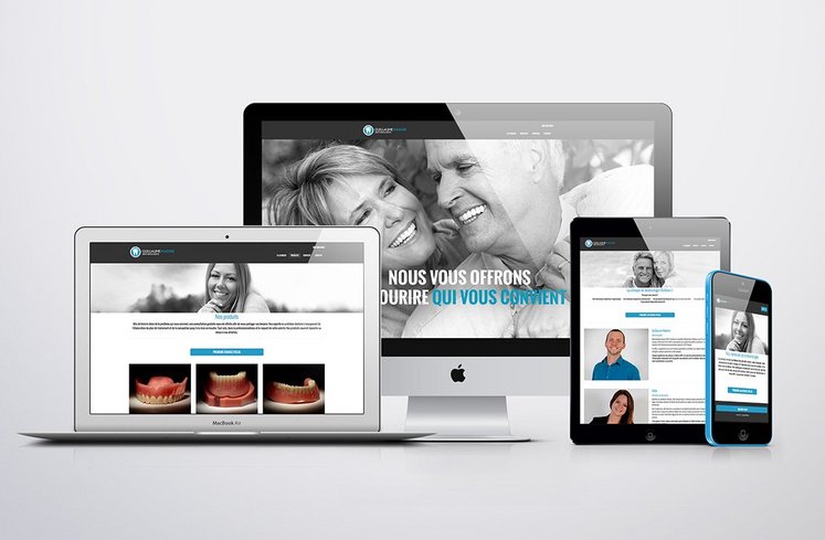 Création site web denturologiste Guillaume Madore